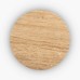 IFIPF-1005 Round Coffee Table with Travertine Marble, Fluted Base