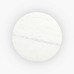 IFIPF-1006 Round Coffee Table with White Marble, Fluted Base