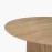 IFIPF-1007 Round Coffee Table with Travertine Marble, Fluted Base