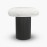 IFIPF-1014 Dining Table with White Marble. Fluted Base
