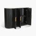 IFIPF-1020 Buffet with White Marble, Fluted Base