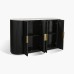 IFIPF-1022 Buffet with White Marble, Fluted Base
