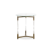 ENJ61033 Acrylic End Table - 15" Rd