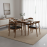PS 519 Lee Dining Chair in Black Leather