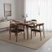 PS 519 Lee Dining Chair in Black Leather