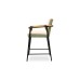 Haling Bar Stool in Ashford Cream on Black