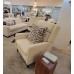Milano Push Back Recliner in Bowie White Leather