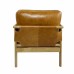 Moore Club Chair in 80109 Top Grain Leather