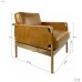 Moore Club Chair in 80109 Top Grain Leather