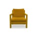 Oliver Club Chair in Marquis Curry