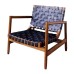 PS 499 Calgary Club Chair in Black Leather