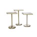 RK-36316G End Table (Set of 3) - Gold