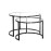 RK-36319B Round Coffee Table (set of 2) - Black Finish