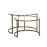 RK-36319G Round Coffee Table (set of 2) - Gold Finish