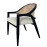 Thompson Dining Chair in Ashford Cream / Rattan